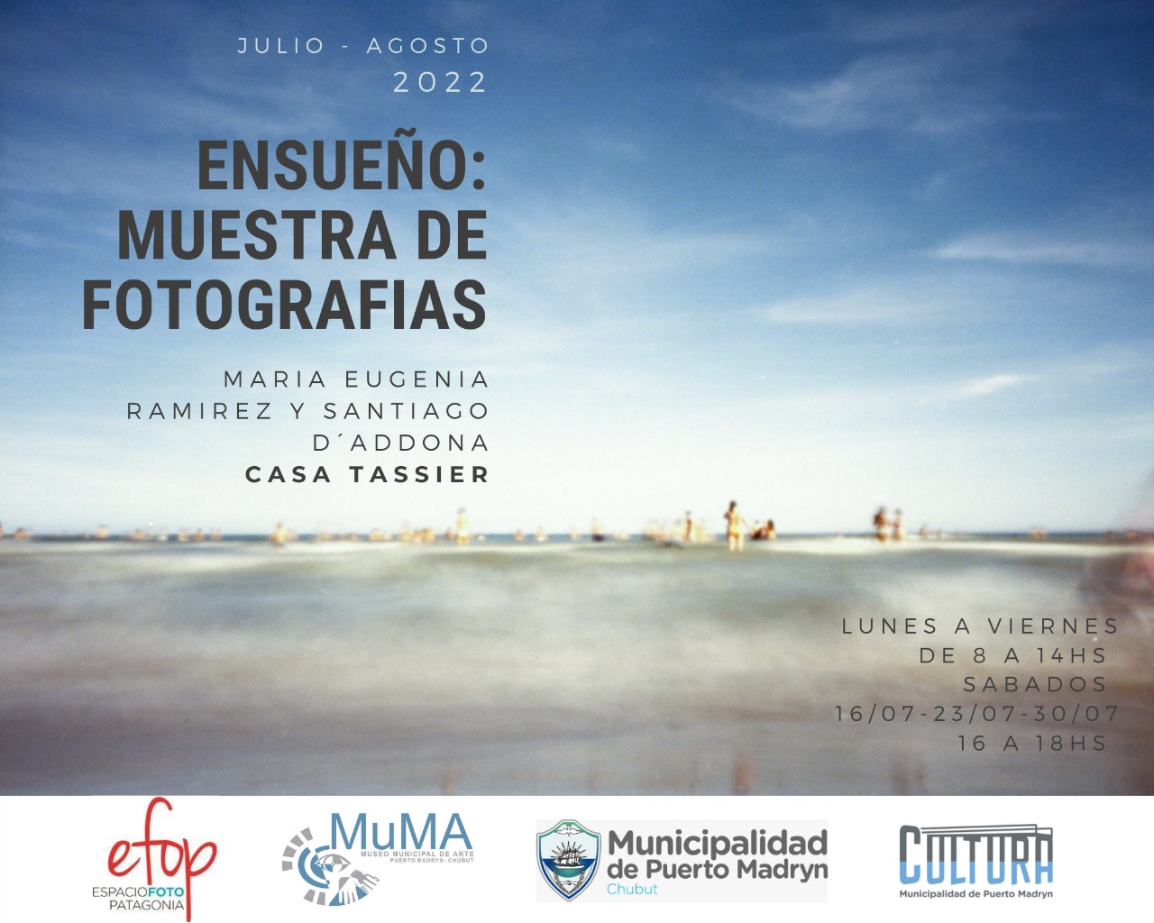 EL MUMA PRESENTA LA MUESTRA FOTOGRÁFICA “ENSUEÑO” DE MARÍA EUGENIA RAMÍREZ Y SANTIAGO D’ADDONA