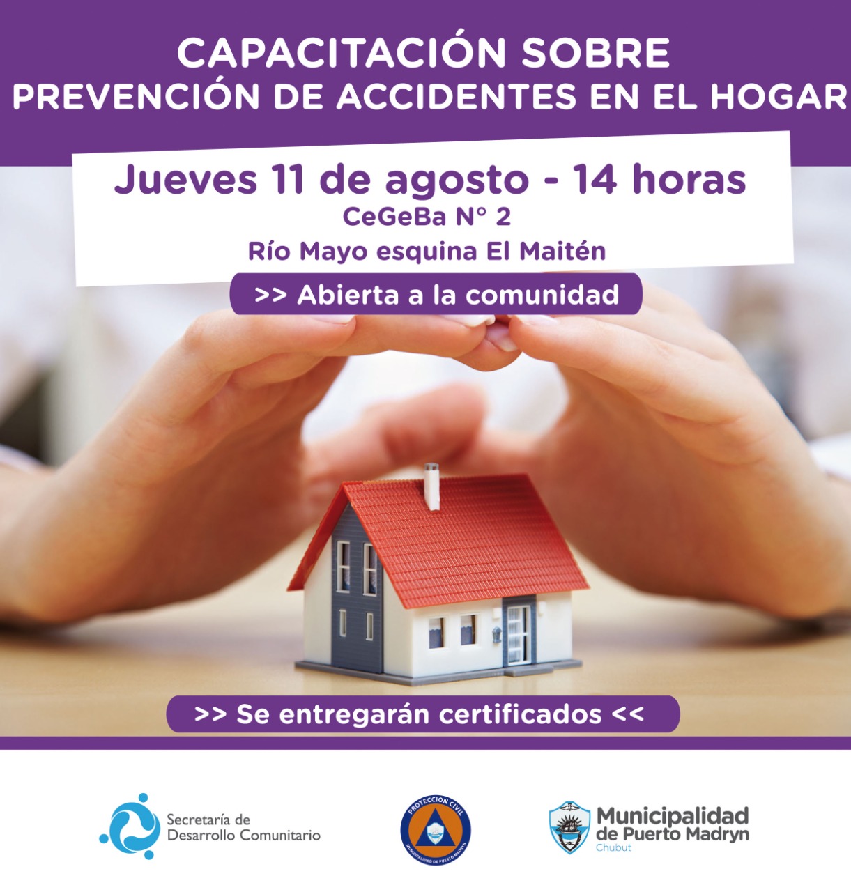 BRINDARÁN UNA CAPACITACIÓN SOBRE PREVENCIÓN DE ACCIDENTES EN EL HOGAR