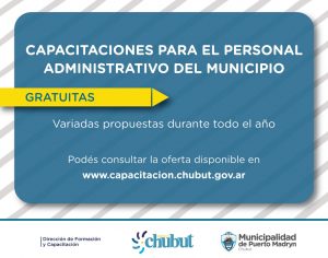 CAPACITACIONES PARA EL PERSONAL ADMINISTRATIVO DE LAS ÁREAS MUNICIPALES