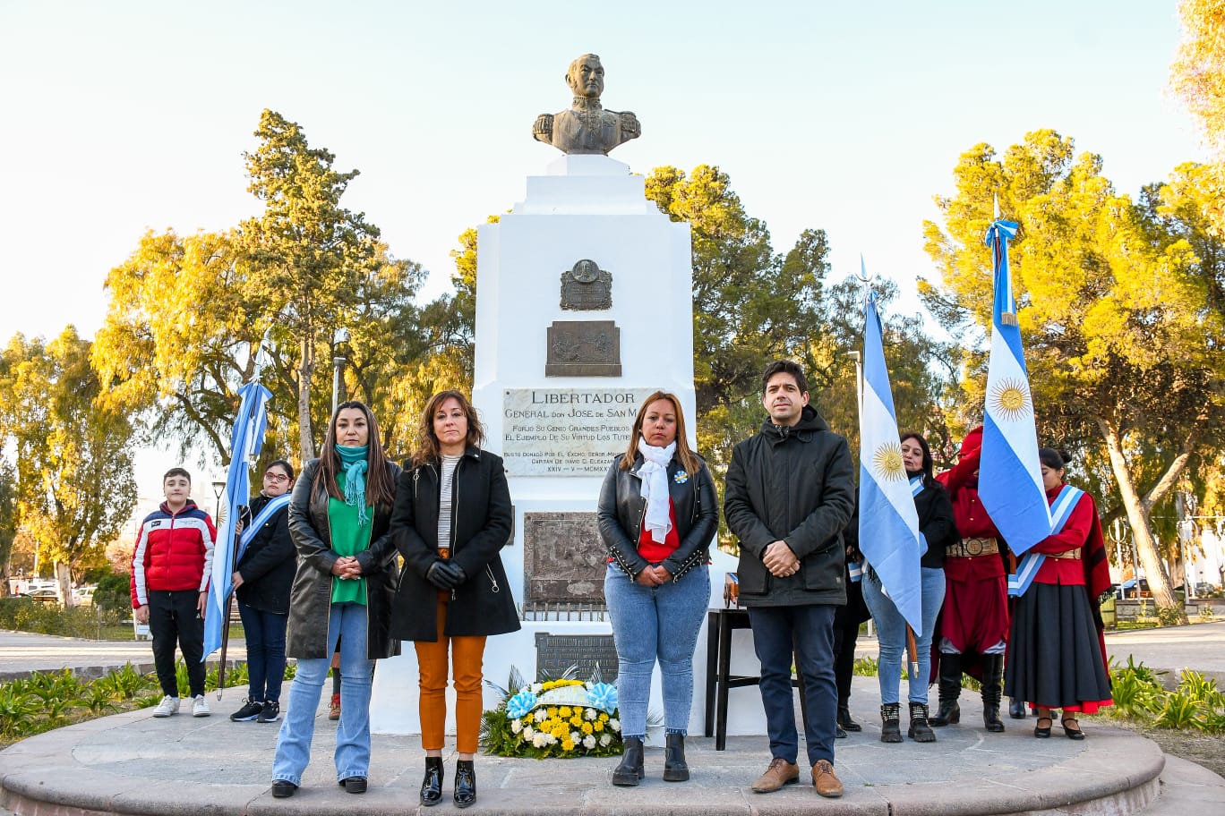 PUERTO MADRYN CONMEMORÓ EL 172° ANIVERSARIO DEL PASO A LA INMORTALIDAD DEL GENERAL JOSÉ DE SAN MARTÍN