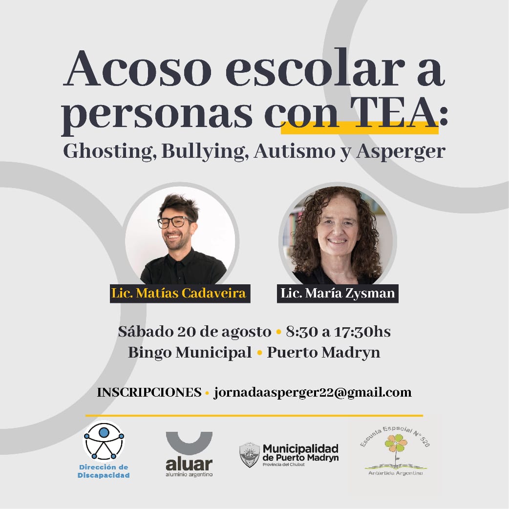 INVITAN A PARTICIPAR DEL TALLER SOBRE ACOSO ESCOLAR A PERSONAS CON TEA