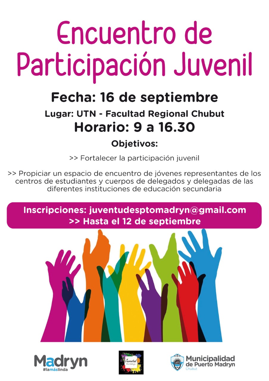 INVITAN A UN ENCUENTRO DE PARTICIPACIÓN JUVENIL