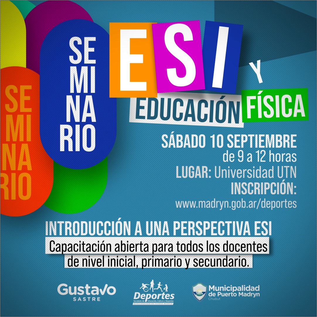 HABRÁ UNA CAPACITACIÓN ABIERTA DE EDUCACIÓN SEXUAL INTEGRAL Y EDUCACIÓN FÍSICA