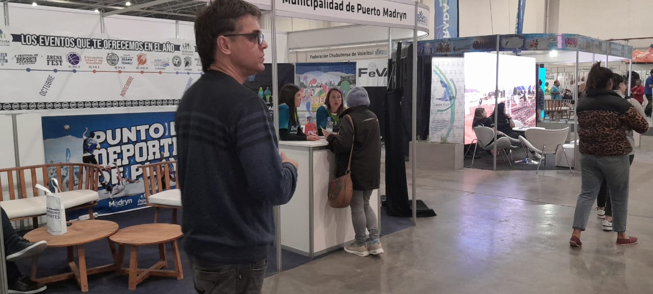 LA MUNICIPALIDAD EN LA EXPO DEPORTES 2022 DE COMODORO RIVADAVIA