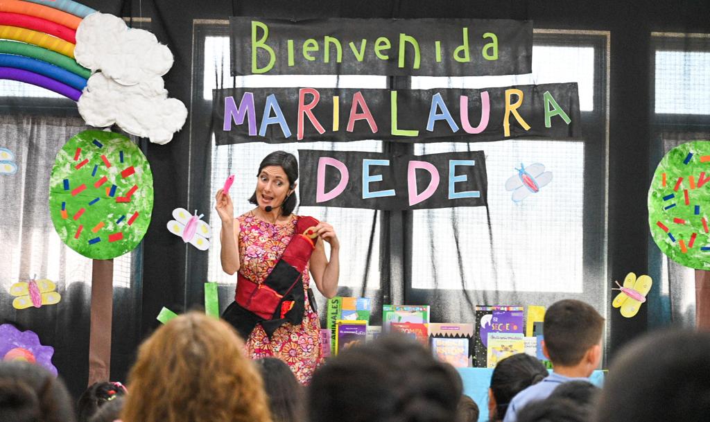 LA AUTORA MARÍA LAURA DEDÉ VISITÓ EL CDI Nº2