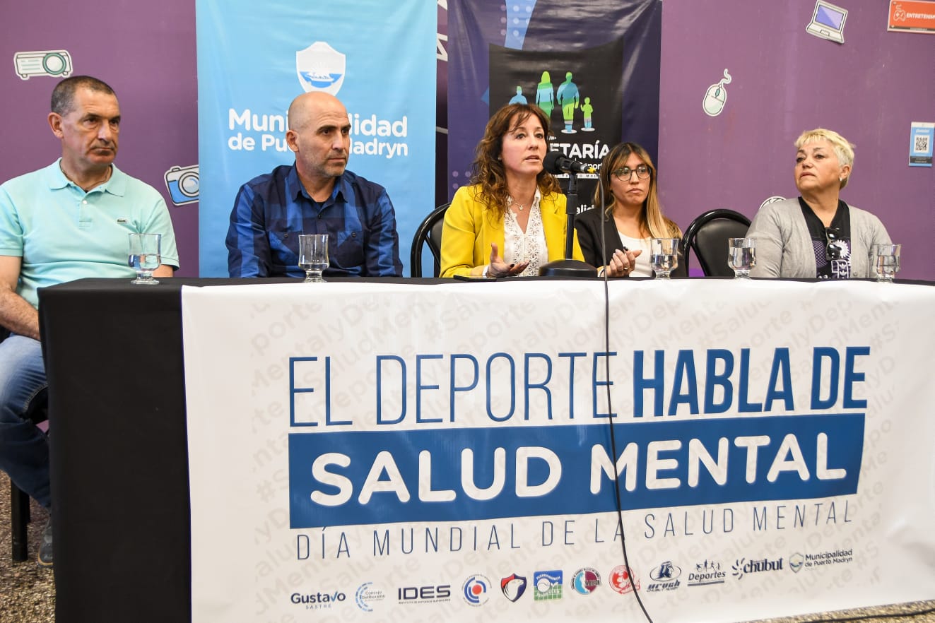 SE PRESENTÓ EN PUERTO MADRYN LA CAMPAÑA “EL DEPORTE HABLA DE SALUD MENTAL”