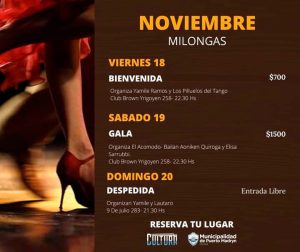 HABRÁ UN SEMINARIO DE MILONGA CON EL MAESTRO AONIKEN QUIROGA Y ELISA SARRUBBI