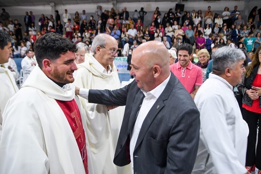 SASTRE ESTUVO PRESENTE EN LA ORDENACIÓN SACERDOTAL DE NATANAEL ALBERIONE