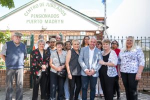EL INTENDENTE VISITÓ LAS INSTALACIONES DEL CENTRO DE JUBILADOS Y PENSIONADOS PUERTO MADRYN