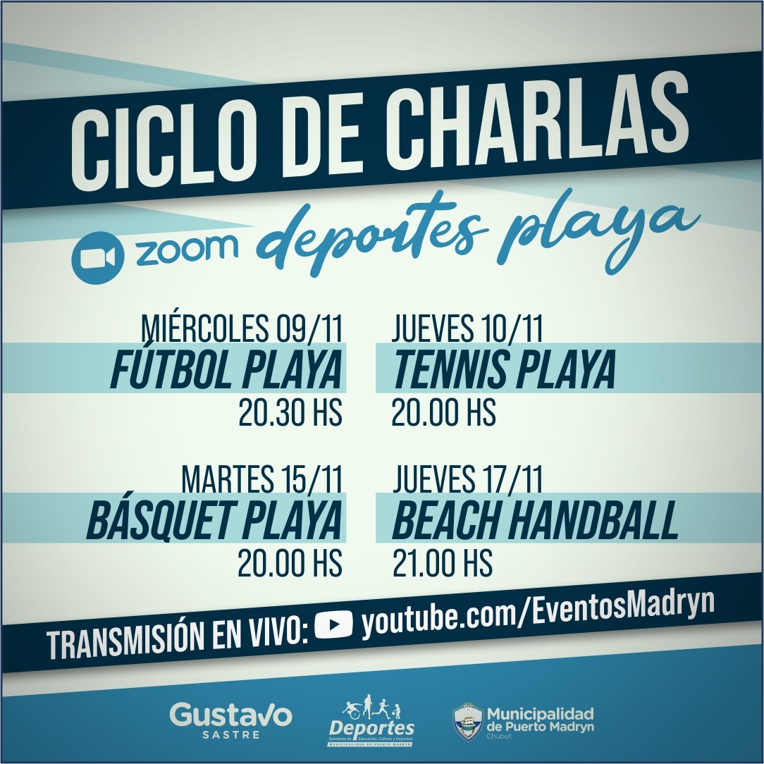 HABRÁ UN CICLO DE CHARLAS SOBRE DEPORTES DE PLAYA