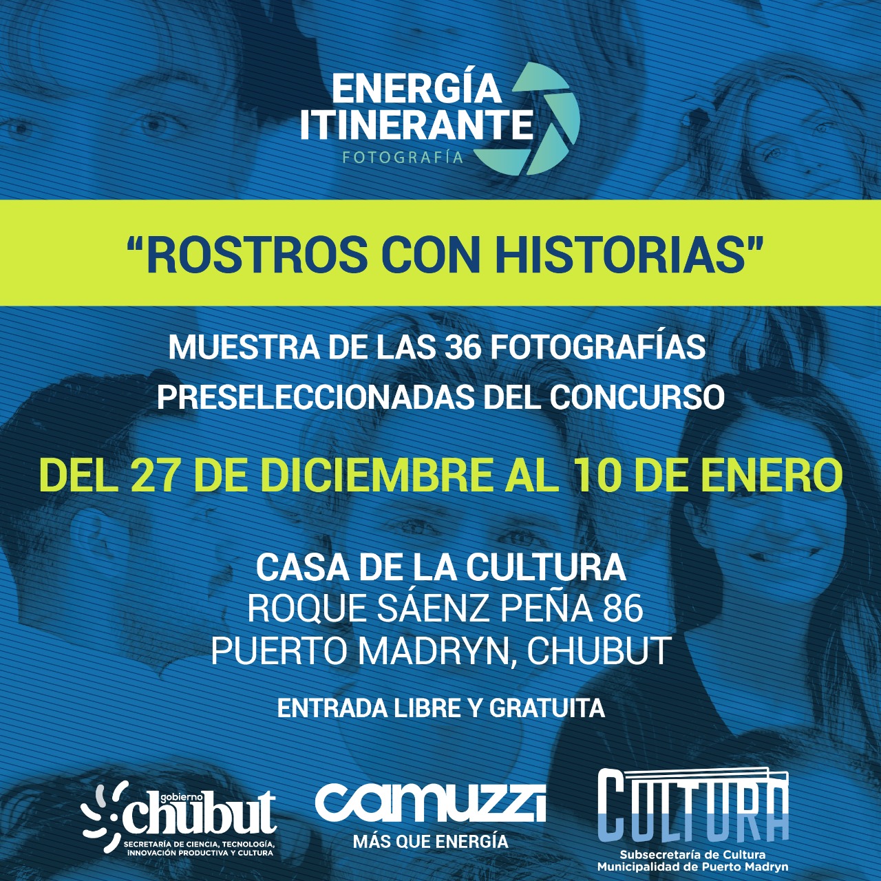 CAMUZZI PRESENTA EN PUERTO MADRYN LA MUESTRA FOTOGRÁFICA DEL CONCURSO ENERGÍA ITINERANTE