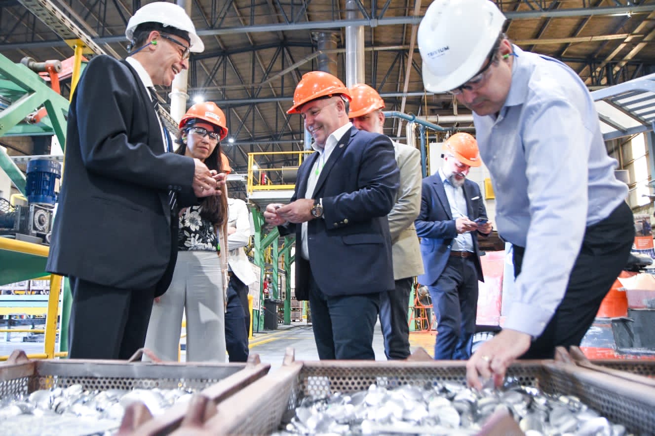 TRIVIUM PACKAGING LE PRESENTÓ A SASTRE UN PROYECTO DE AMPLIACIÓN DE LA INVERSIÓN EN MADRYN PARA DUPLICAR SU PRODUCCIÓN DE DISCOS DE ALUMINIO