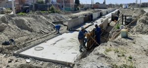 EL INTENDENTE DESTACÓ LAS OBRAS DE INFRAESTRUCTURA QUE SE ESTÁN EJECUTANDO EN EL BARRIO NUEVA CHUBUT