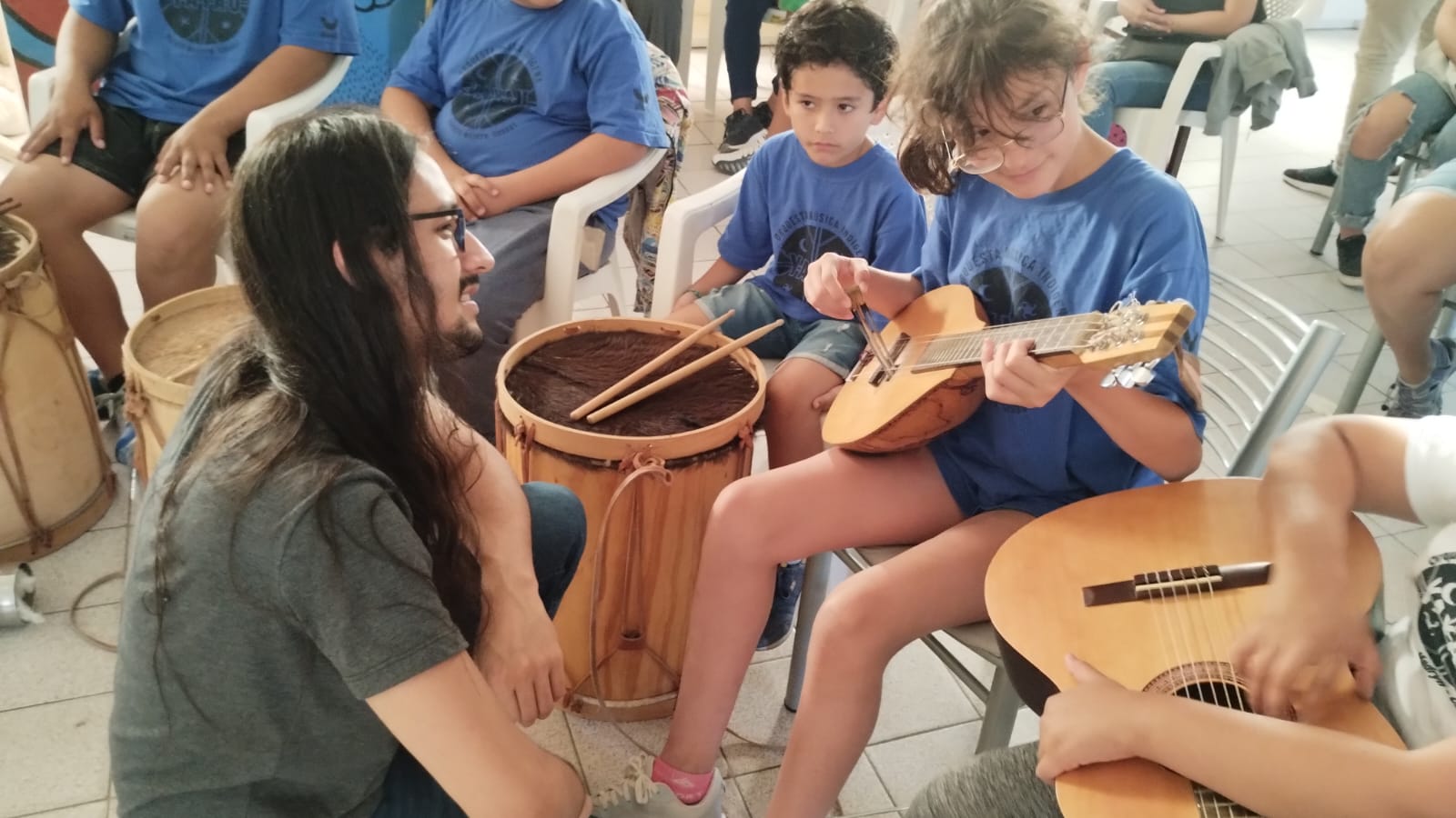 LA ORQUESTA YAYAU REALIZÓ CLÍNICAS SOBRE EL USO DE INSTRUMENTOS EN EL FOLCLORE ARGENTINO