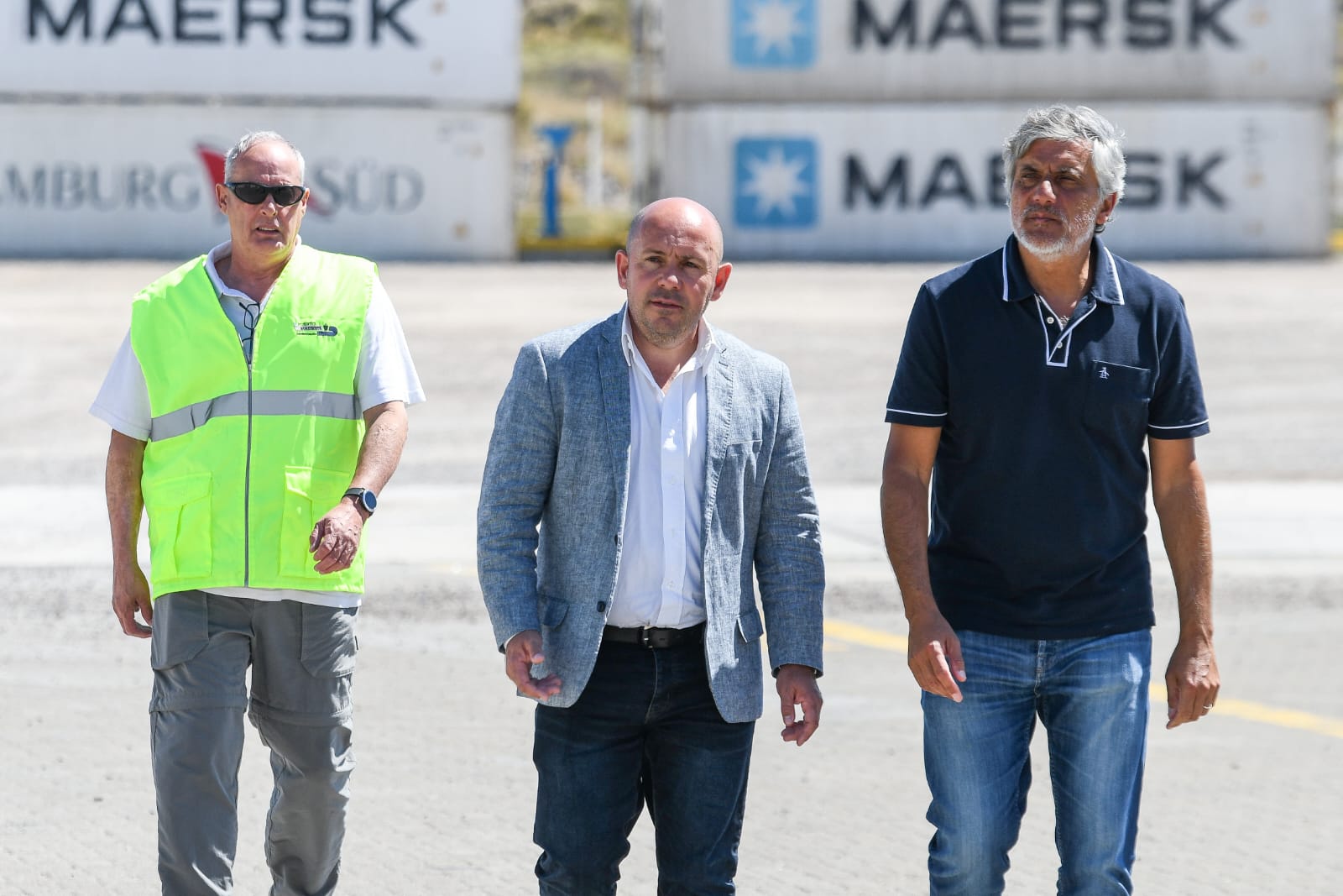 EL INTENDENTE RECORRIÓ LAS OBRAS QUE LA ADMINISTRACIÓN PORTUARIA DE PUERTO MADRYN ESTÁ REALIZANDO EN EL MUELLE “ALMIRANTE STORNI”
