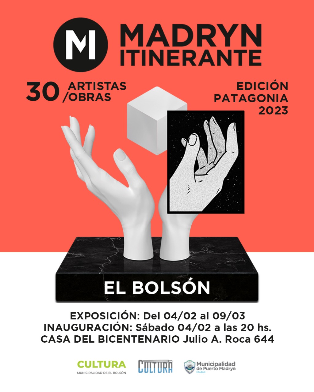 LA MUESTRA “MADRYN ITINERANTE” SE EXHIBE EN EL BOLSÓN