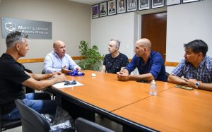 SASTRE RECIBIÓ A REPRESENTANTES DE BROWN Y DE FERRO PARA RATIFICARLES SU APOYO EN SU PARTICIPACIÓN EN LA LIGA FEDERAL DE BÁSQUET