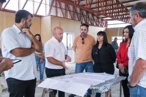 EL INTENDENTE RECORRIÓ LOS AVANCES EN LA CONSTRUCCIÓN DE LA NUEVA ESCUELA TÉCNICA DE LA CAMAD