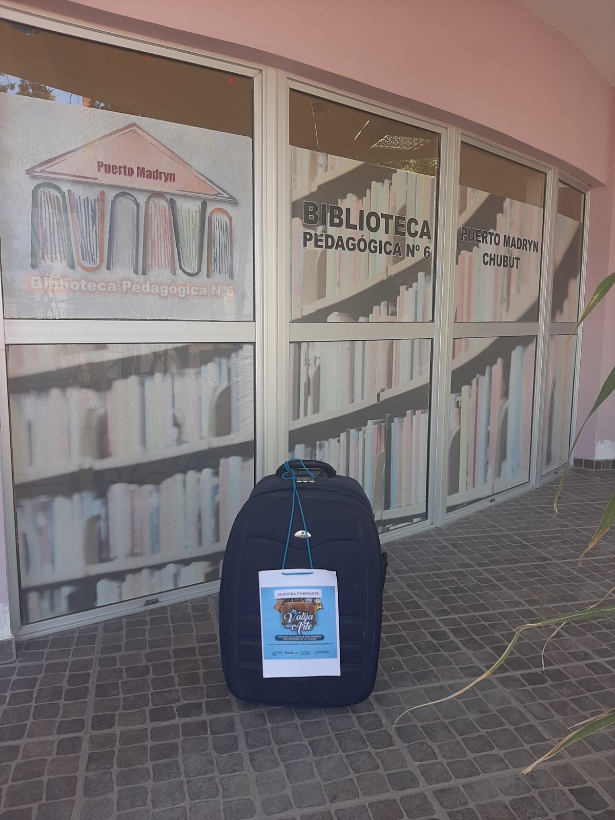 LA VALIJA DEL ARTE LLEGÓ A LA BIBLIOTECA PEDAGÓGICA