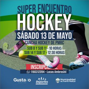 HABRÁ UN SUPER ENCUENTRO DE HOCKEY EN EL PUERTO MADRYN RUGBY CLUB