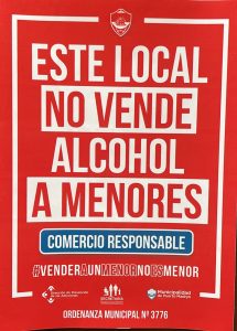 CONTINÚA LA CAMPAÑA “VENDERLE A UN MENOR NO ES MENOR”