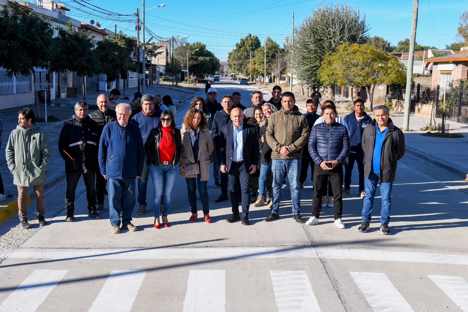 SASTRE INAUGURÓ LA PAVIMENTACIÓN DE LA CALLE BARTOLOMÉ MITRE