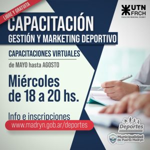SE ABREN INSCRIPCIONES PARA EL CICLO DE CAPACITACIONES EN GESTIÓN DEPORTIVA