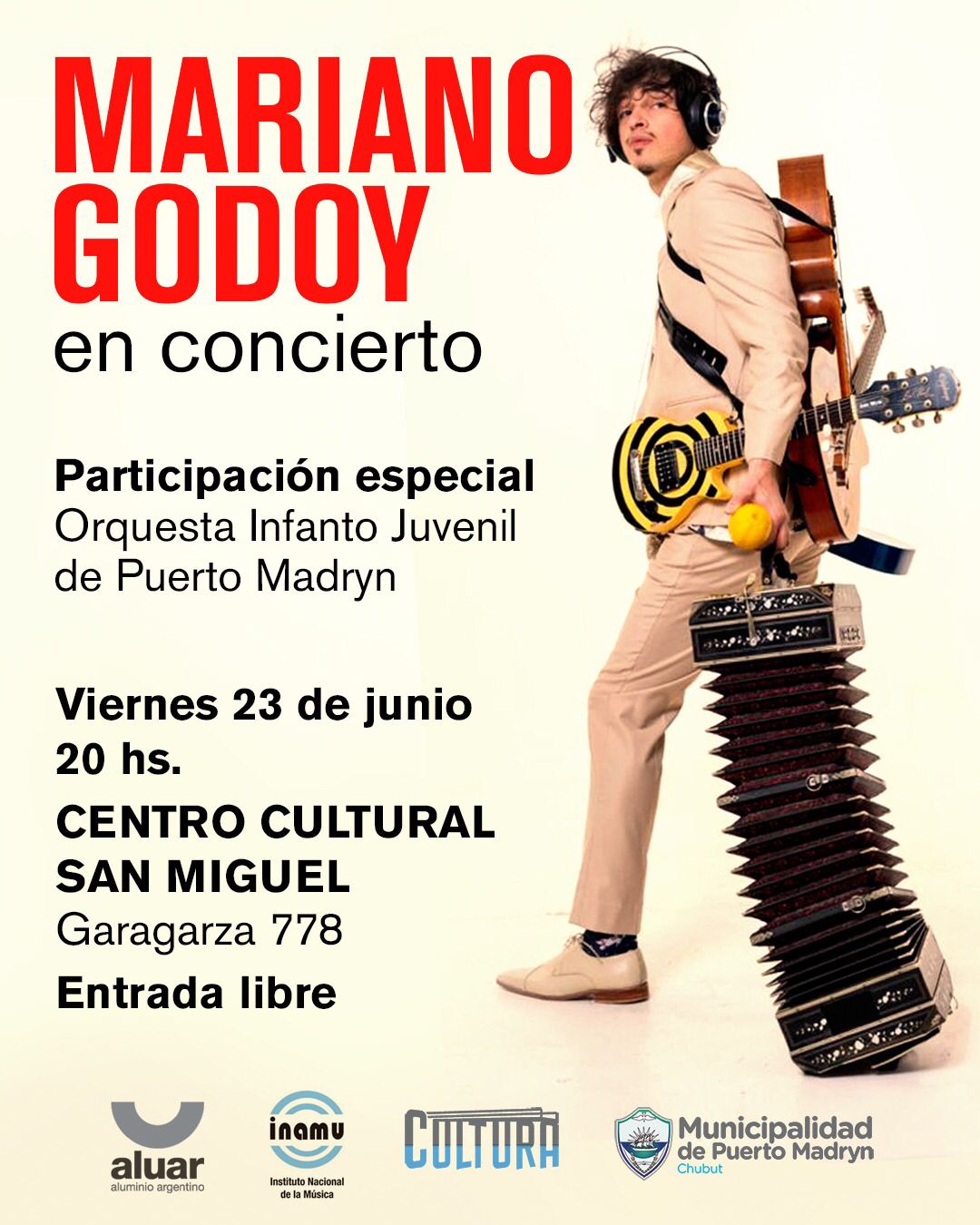 MARIANO GODOY EN CONCIERTO, SE PRESENTA EN EL CENTRO CULTURAL SAN MIGUEL