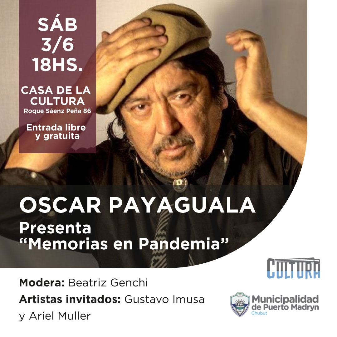 OSCAR PAYAGUALA PRESENTA EL LIBRO “MEMORIAS EN PANDEMIA”