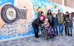 EL INTENDENTE INAUGURÓ UN MURAL EN HOMENAJE A LA FOTÓGRAFA MABEL OUTEDA