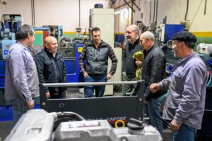 SASTRE VISITÓ “TECNOMECÁNICA ESTEVAN”, UNA EMPRESA FAMILIAR QUE LLEVA MÁS DE 50 AÑOS TRABAJANDO EN PUERTO MADRYN