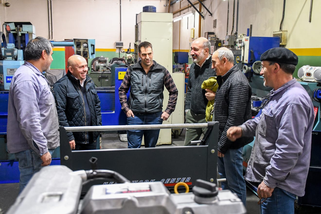 SASTRE VISITÓ “TECNOMECÁNICA ESTEVAN”, UNA EMPRESA FAMILIAR QUE LLEVA MÁS DE 50 AÑOS TRABAJANDO EN PUERTO MADRYN
