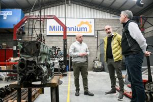 SASTRE SIGUE RATIFICANDO SU ACOMPAÑAMIENTO AL SECTOR PRIVADO: RECORRIÓ LAS INSTALACIONES DE LA EMPRESA “MILLENIUM”