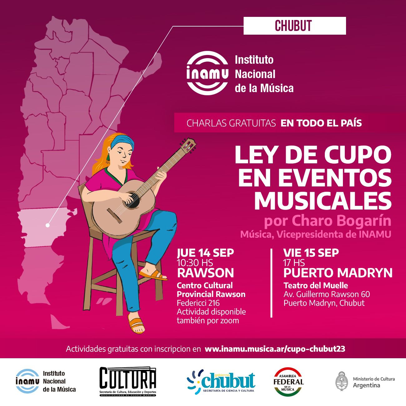 SE REALIZARÁ UNA CHARLA GRATUITA SOBRE LEY DE CUPO EN EVENTOS MUSICALES