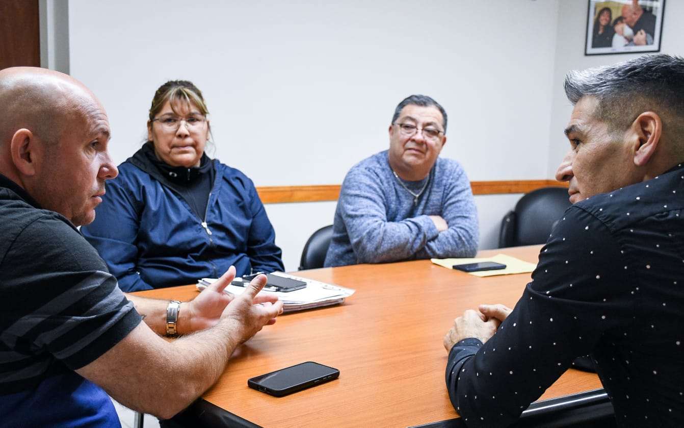 SASTRE RECIBIÓ A REFERENTES DE DISTINTAS ASOCIACIONES SINDICALES PARA PLANIFICAR ACCIONES A FUTURO