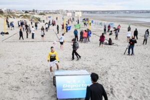 SE JUEGAN LOS INTERESCOLARES DE PLAYA EN EL PUNTO DE DEPORTES “VISITE MADRYN”