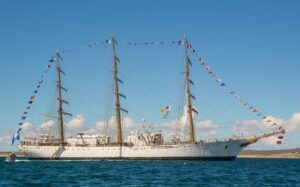 LLEGA LA FRAGATA ARA LIBERTAD A PUERTO MADRYN