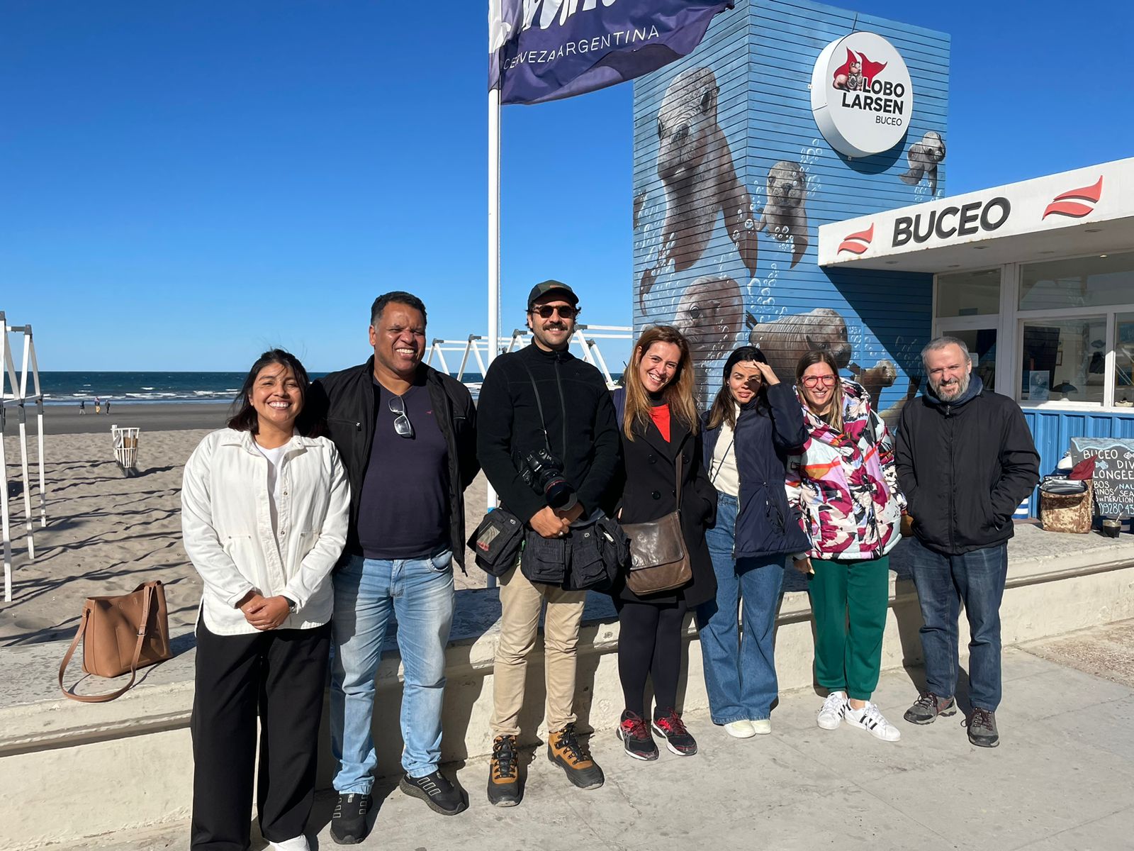 PERIODISTAS DE BRASIL CONOCIERON LOS ATRACTIVOS TURÍSTICOS DE PUERTO MADRYN