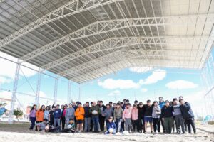 EL INTENDENTE RECORRIÓ EL CENTRO DE DEPORTES DE ARENA