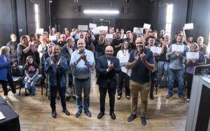 EL INTENDENTE RECONOCIÓ A DECENAS DE MÚSICOS LOCALES