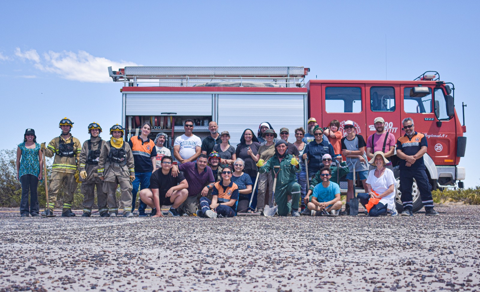 SE REALIZÓ UNA NUEVA CAPACITACIÓN PREVENTIVA DE INCENDIOS DE PASTIZALES
