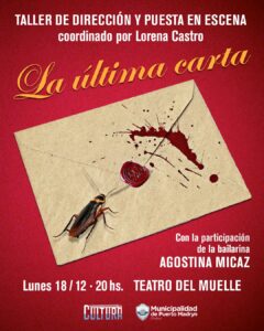 EL TALLER DE DIRECCIÓN Y PUESTA EN ESCENA CIERRA EL AÑO CON LA PRESENTACIÓN DE UNA OBRA