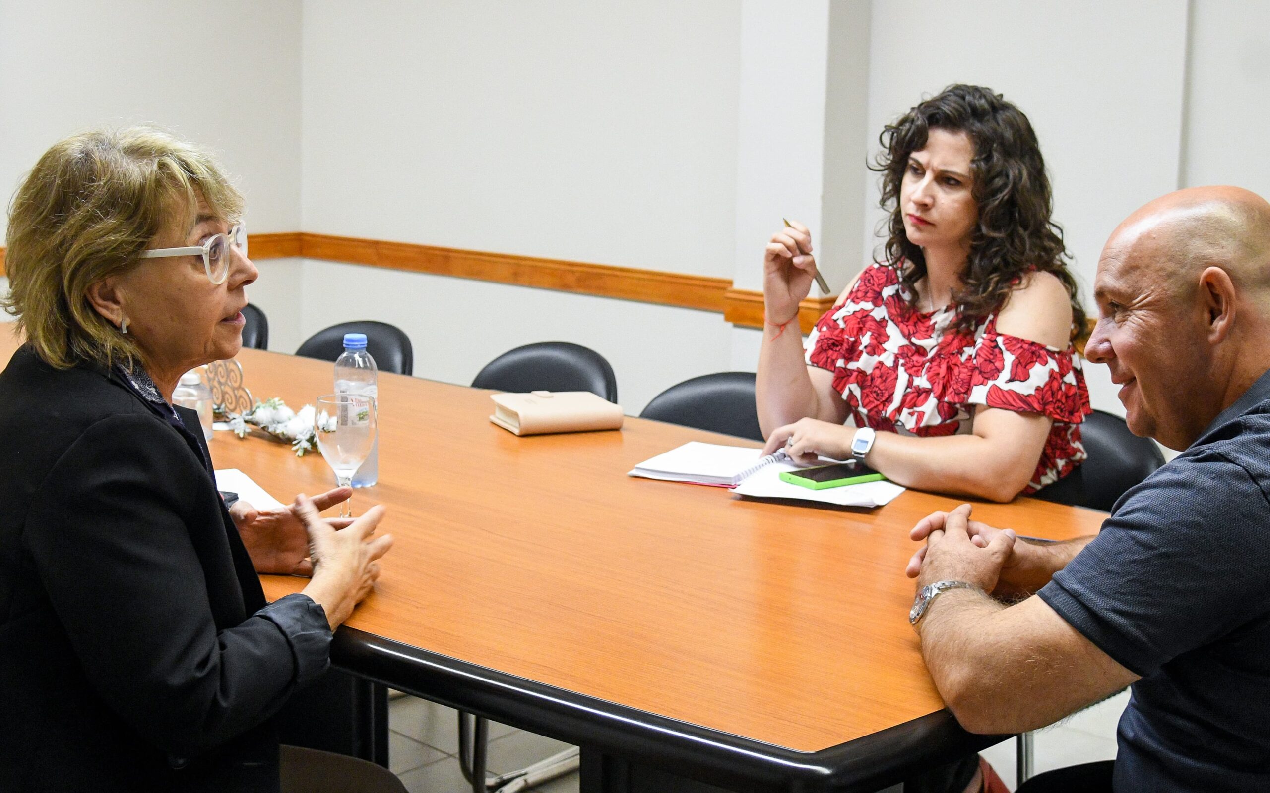 SASTRE RECIBIÓ A LA DIRECTORA DEL CENPAT