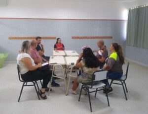 PLANIFICAN ACTIVIDADES JUNTO A LA JUNTA VECINAL DEL BARRIO PERÓN