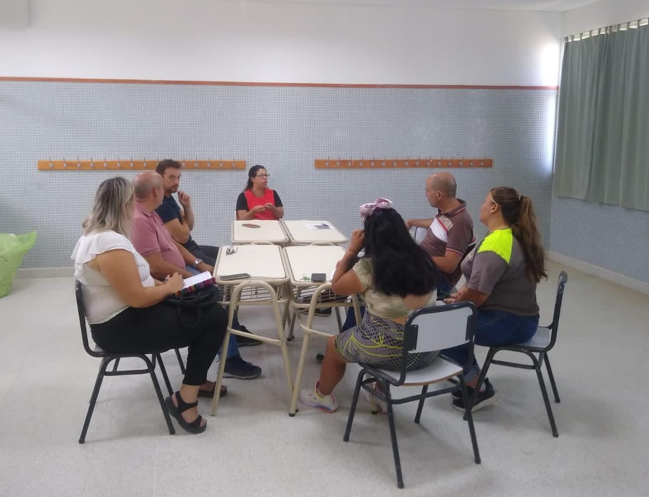 PLANIFICAN ACTIVIDADES JUNTO A LA JUNTA VECINAL DEL BARRIO PERÓN