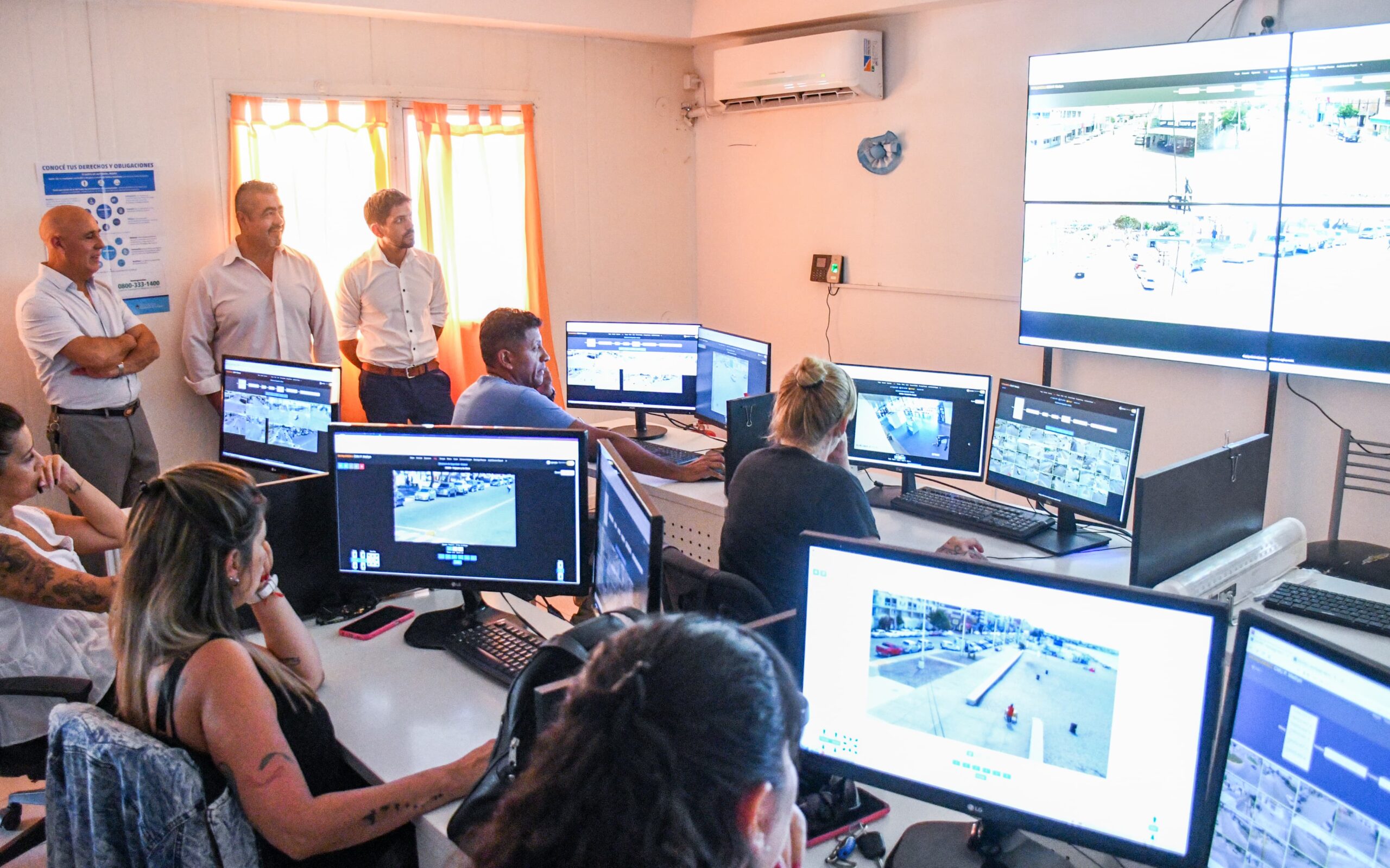 AVANZAN LAS GESTIONES PARA MEJORAR Y OPTIMIZAR EL CENTRO DE MONITOREO DE PUERTO MADRYN