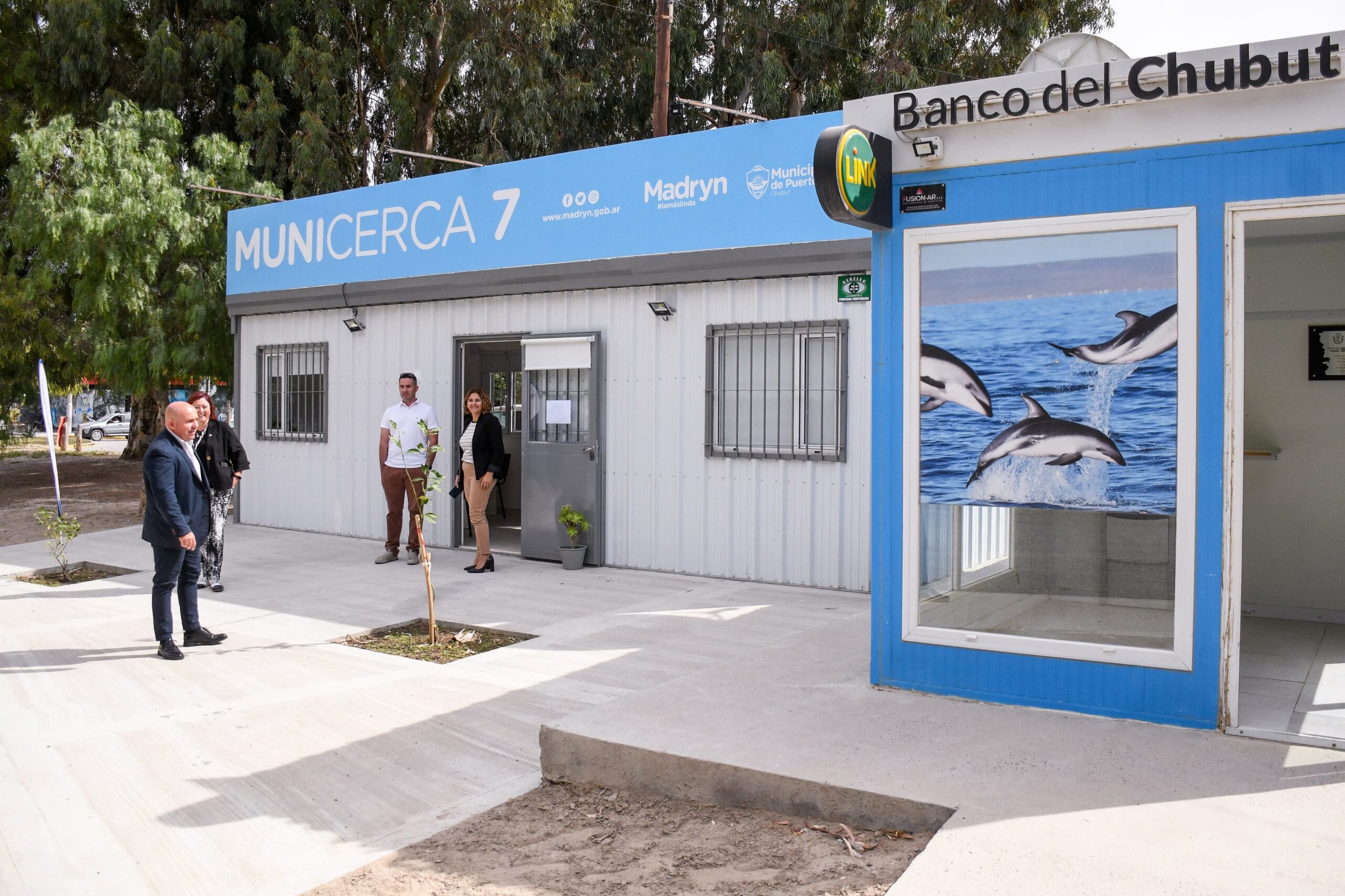 SASTRE RECORRIÓ LAS INSTALACIONES DEL MUNICERCA 7, QUE YA FUNCIONA EN LA ZONA SUR DE PUERTO MADRYN