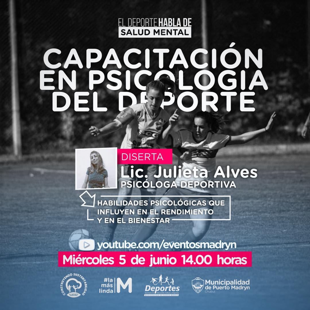 HABRÁ UNA CAPACITACIÓN SOBRE HABILIDADES PSICOLÓGICAS EN EL DEPORTE Y EL BIENESTAR