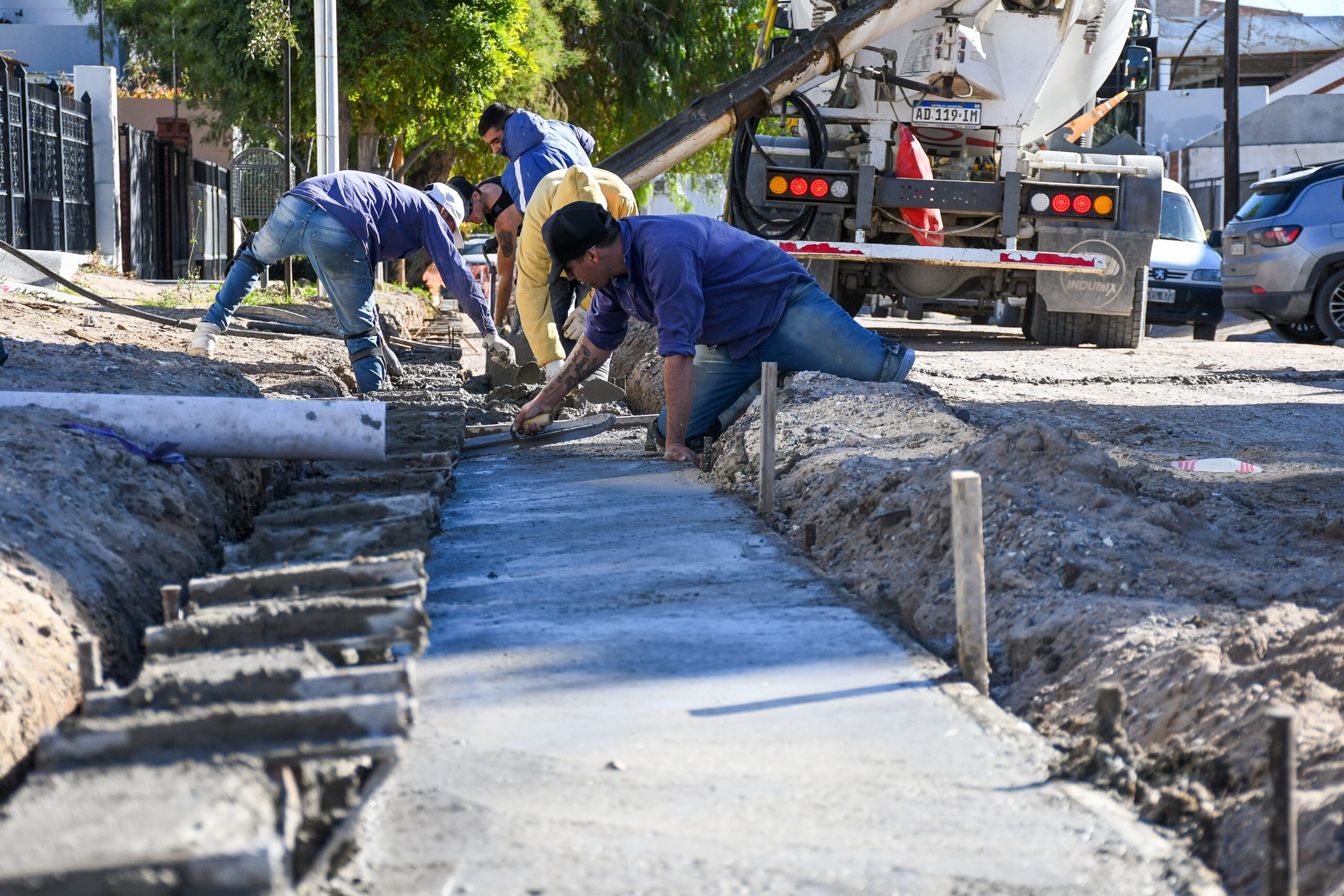 AVANZAN LAS OBRAS EN DISTINTOS SECTORES DE LA CIUDAD