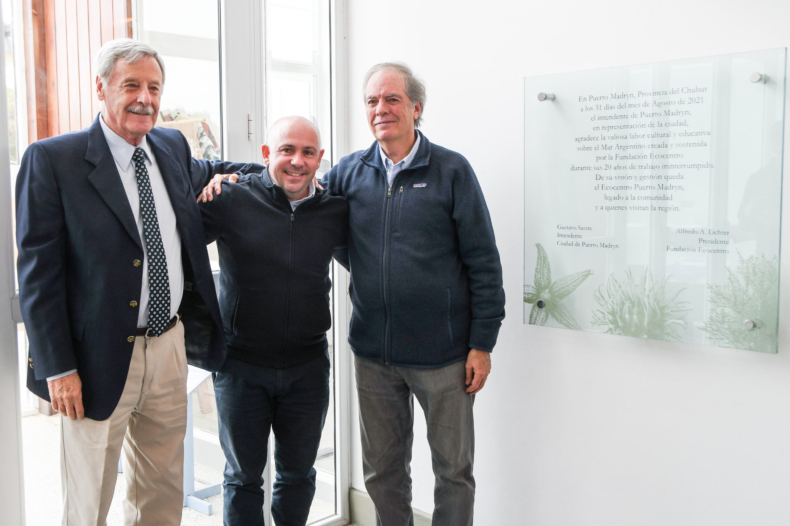 EL INTENDENTE DESTACÓ Y VALORÓ LA FIGURA DE ALFREDO LICHTER, CREADOR DEL ECOCENTRO